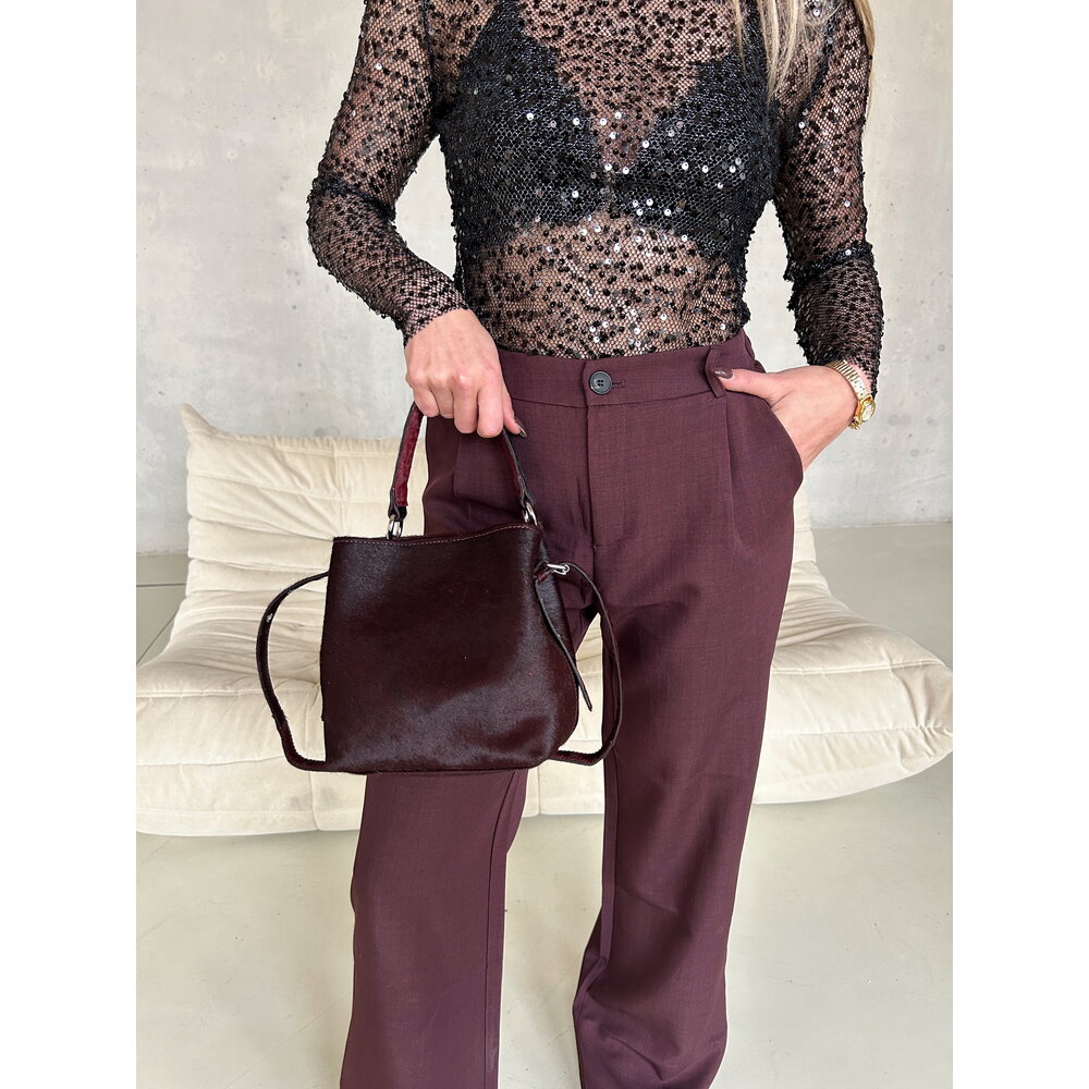 IVIVI PANTS - BORDEAUX LOTZ & LOT IVIVI PANTS - BORDEAUX