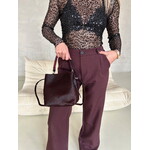 IVIVI PANTS - BORDEAUX LOTZ & LOT IVIVI PANTS - BORDEAUX