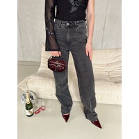 MAX WIDE LEG - STRASS/GREY