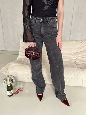 LOTZ & LOT MAX WIDE LEG - STRASS/GREY LOTZ & LOT MAX WIDE LEG - STRASS/GREY