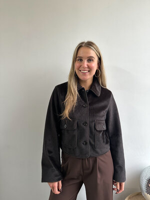 LOTZ & LOT DO BLAZER/JACKET - BROWN LOTZ & LOT DO BLAZER/JACKET - BROWN