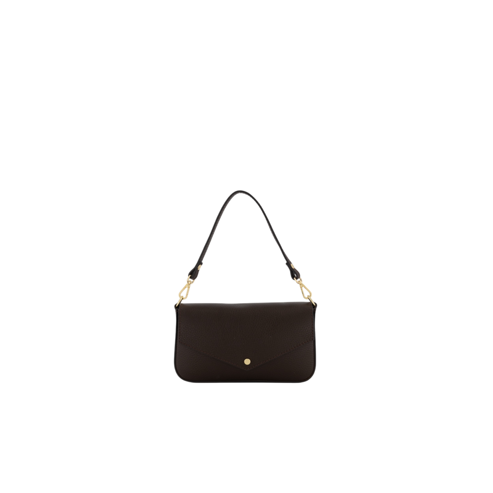 BRANDY CLASSIC GRAIN BAG - DARK BROWN LOTZ & LOT BRANDY CLASSIC GRAIN BAG - DARK BROWN