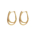 HAILEY EARRINGS - GOLD Rose & Camellia HAILEY EARRINGS - GOLD