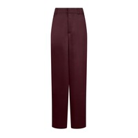 EMMETT HEAVY SATEEN PANTS  - BURGUNDY