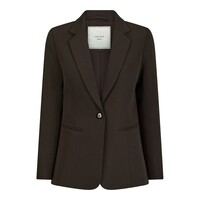 FRANCINE SUIT BLAZER - DARK BROWN
