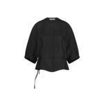 CHRISTI BUBBLE BLOUSE - BLACK BY BAR CHRISTI BUBBLE BLOUSE - BLACK
