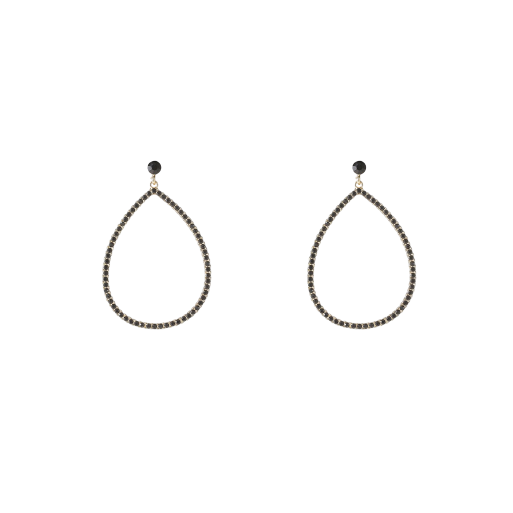 HAZEL EARRINGS - GOLD/BLACK Day & Eve HAZEL EARRINGS - GOLD/BLACK