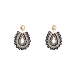 FAY EARRINGS - GOLD/BLACK Day & Eve FAY EARRINGS - GOLD/BLACK