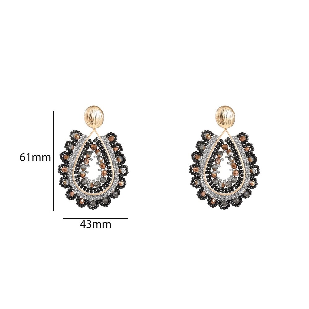 FAY EARRINGS - GOLD/BLACK Day & Eve FAY EARRINGS - GOLD/BLACK