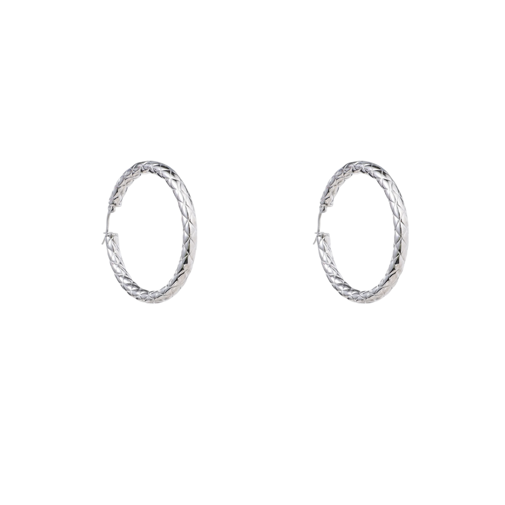 LANA HOOP EARRINGS - SILVER Day & Eve LANA HOOP EARRINGS - SILVER