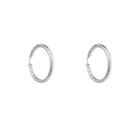 LANA HOOP EARRINGS - SILVER