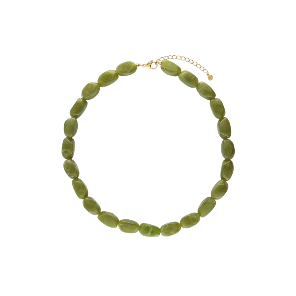 STACY NECKLACE - GREEN My Jewellery STACY NECKLACE - GREEN