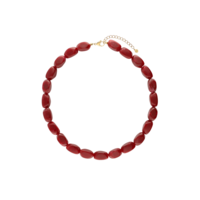 STACY NECKLACE - BURGUNDY
