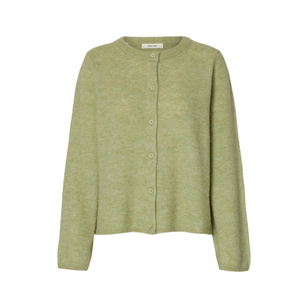 LULU NEW KNIT CARDIGAN - LINT/ MELANGE Selected Femme LULU NEW KNIT CARDIGAN - LINT/ MELANGE