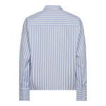 DEVIN STRIPE TIE SHIRT - BLUE co'couture DEVIN STRIPE TIE SHIRT - BLUE