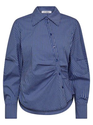 co'couture ANIZA ASYM SHIRT - NEW BLUE