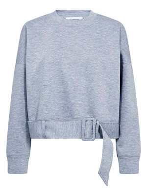 co'couture LANCE BELT SWEAT - GREY MELANGE