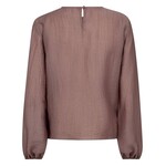 co'couture CONNY DRAPE BLOUSE - OLD ROSE