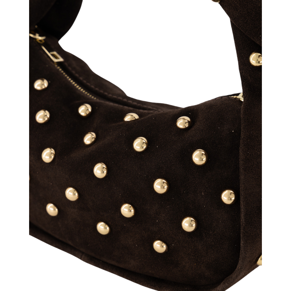 LOTTIE SUEDE BAG - DARK BROWN LOTZ & LOT LOTTIE SUEDE BAG - DARK BROWN
