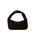 LOTTIE SUEDE BAG - DARK BROWN LOTZ & LOT LOTTIE SUEDE BAG - DARK BROWN