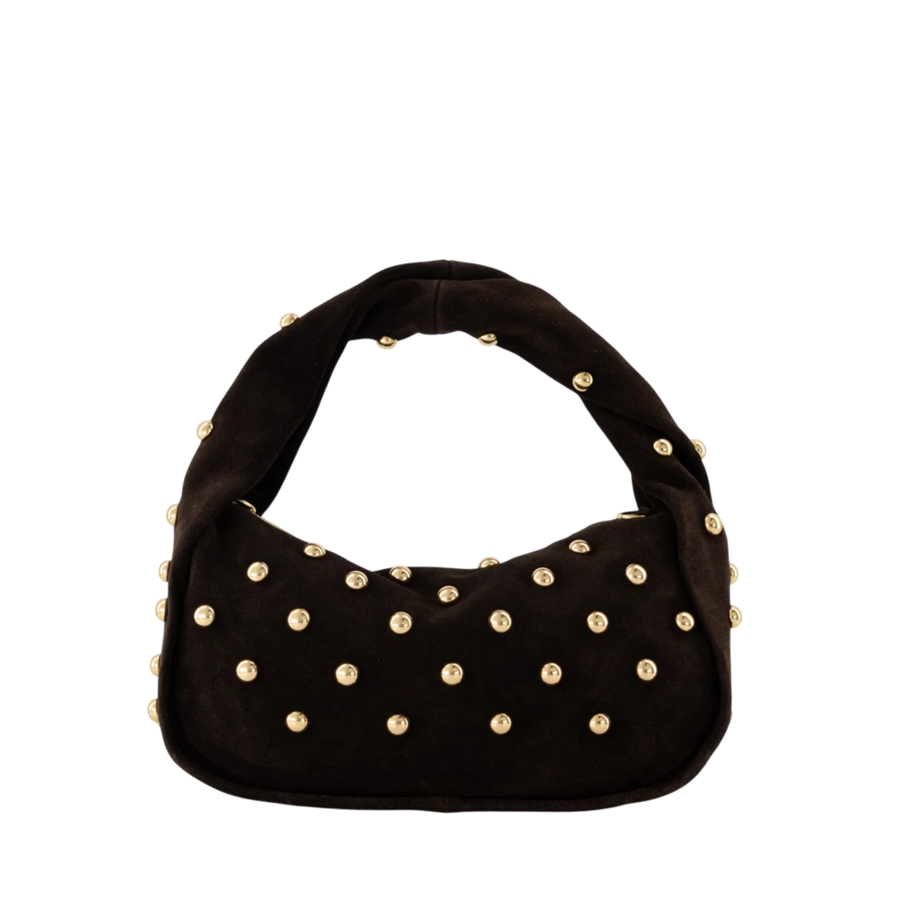 LOTTIE SUEDE BAG - DARK BROWN LOTZ & LOT LOTTIE SUEDE BAG - DARK BROWN