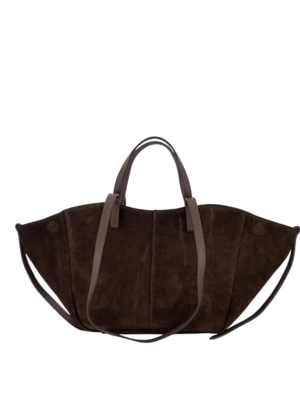 LOTZ & LOT MARTHA SUEDE BAG - DARK BROWN LOTZ & LOT MARTHA SUEDE BAG - DARK BROWN