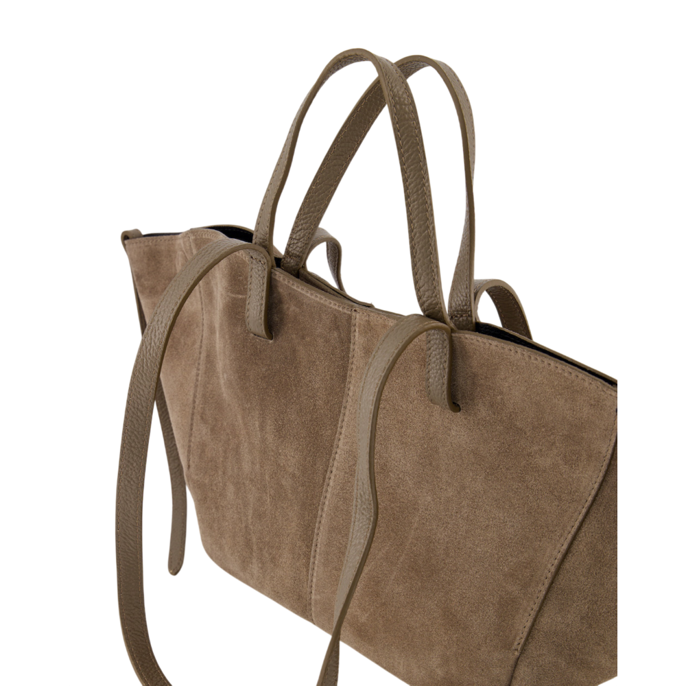 MARTHA BAG SUEDE - TAUPE LOTZ & LOT MARTHA BAG SUEDE - TAUPE