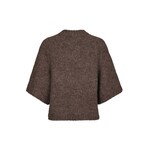 Neo Noir BENUTA FLUFFY KNIT - LIGHT BROWN