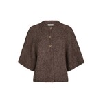 Neo Noir BENUTA FLUFFY KNIT - LIGHT BROWN