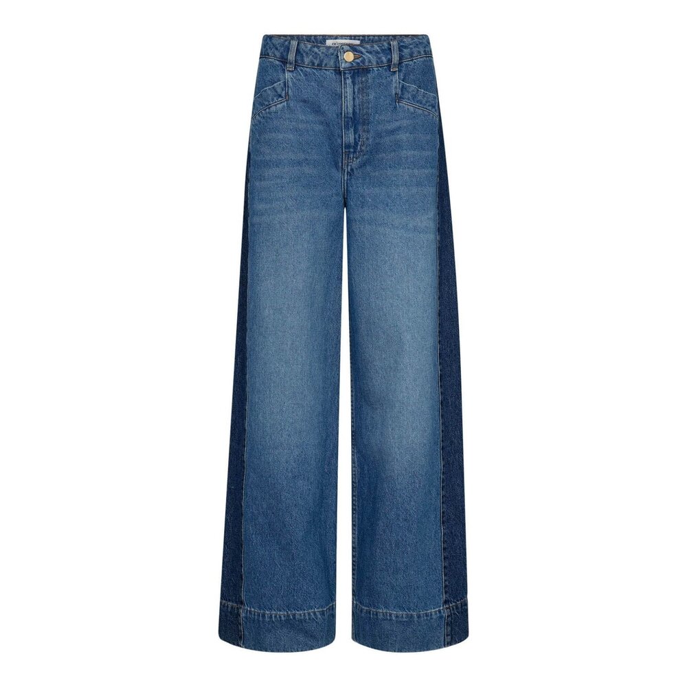 co'couture BILBAO WIDE JEANS - DENIM BLUE