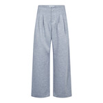 co'couture LANCE PLEAT SWEATPANTS - GREY MELANGE
