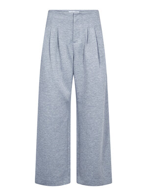 co'couture LANCE PLEAT SWEATPANTS - GREY MELANGE