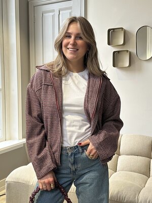 LOTZ & LOT CHECK JACKET - RED