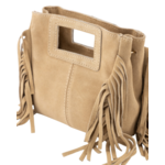LOTZ & LOT SYLVIE SUEDE BAG - SAND