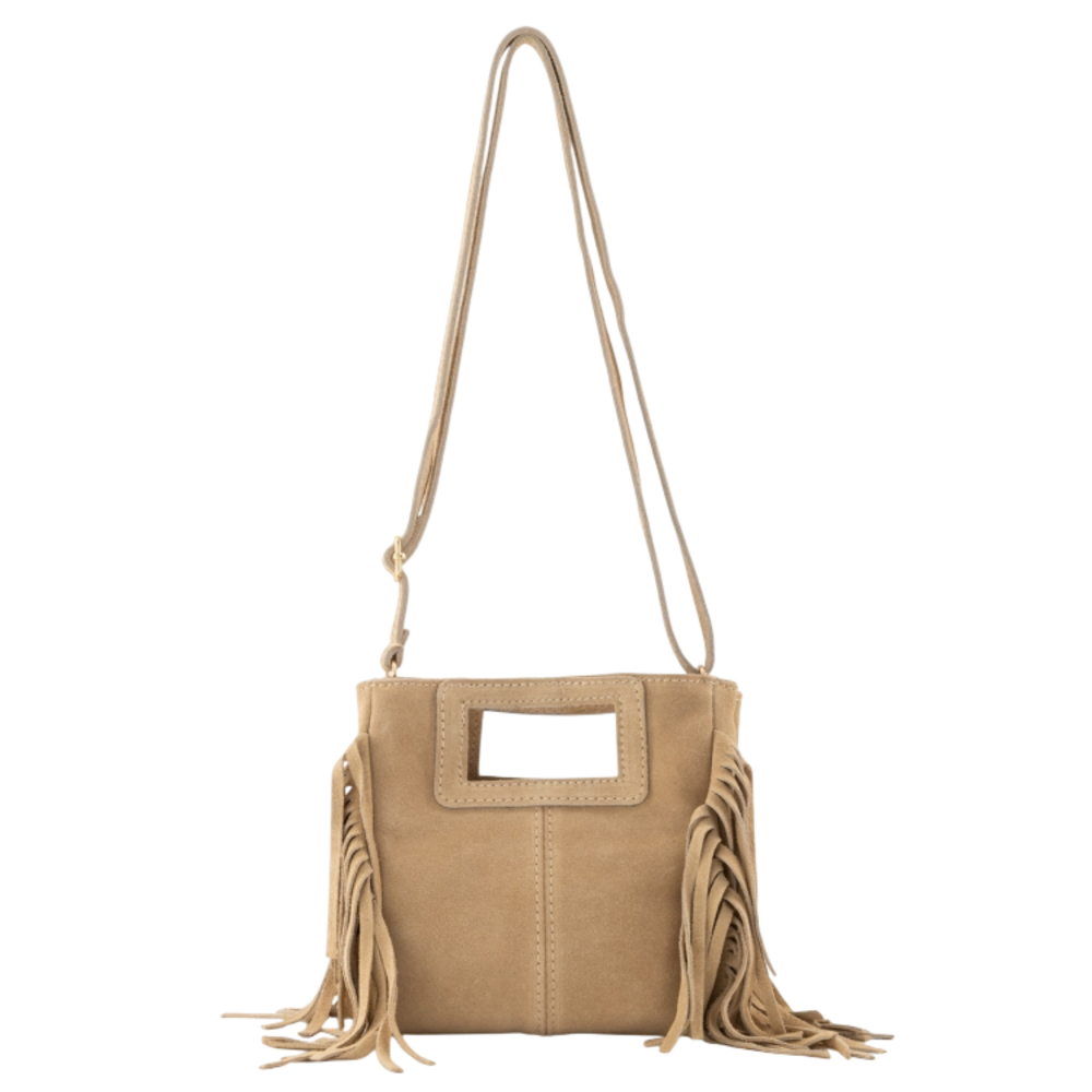 LOTZ & LOT SYLVIE SUEDE BAG - SAND