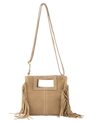 LOTZ & LOT SYLVIE SUEDE BAG - SAND