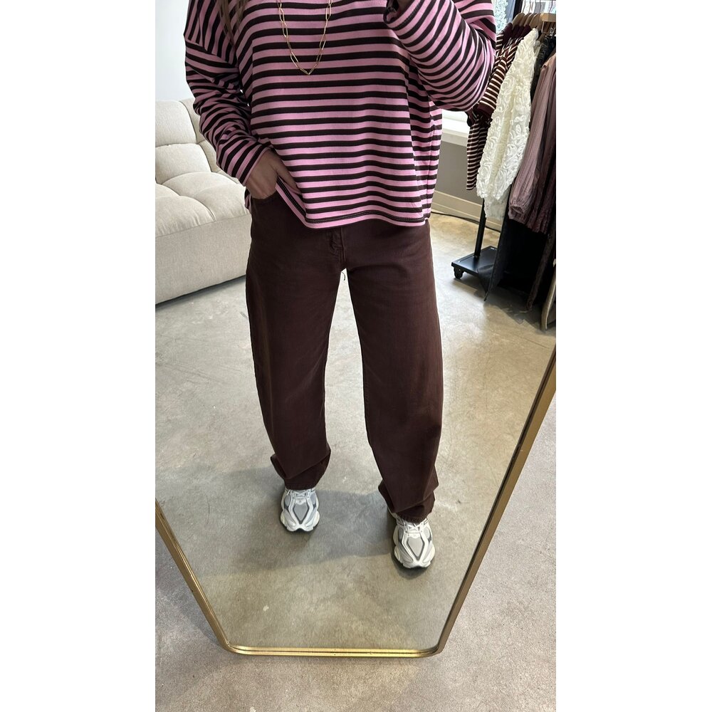 BALLOON JEANS - BROWN LOTZ & LOT BALLOON JEANS - BROWN