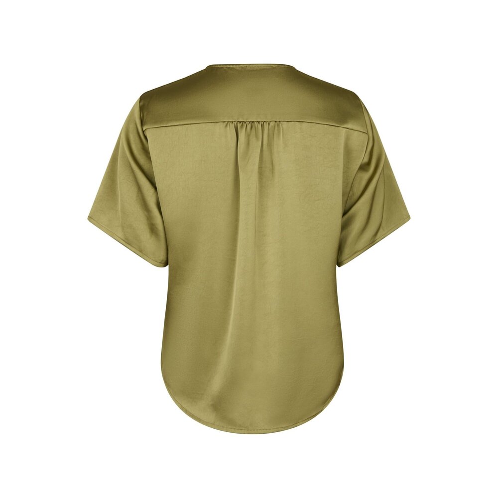 Neo Noir CASADIA HEAVY SATEEN BLOUSE - SAGE GREEN