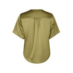 Neo Noir CASADIA HEAVY SATEEN BLOUSE - SAGE GREEN