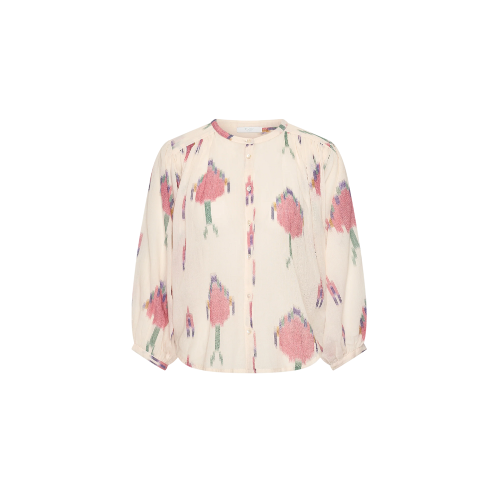 BY BAR BECKY IKAT BLOUSE - SPRING IKAT