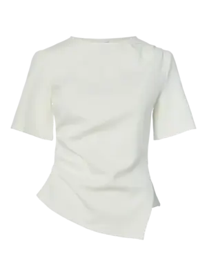 YAS PINA 2/4 SHIRT - STAR WHITE