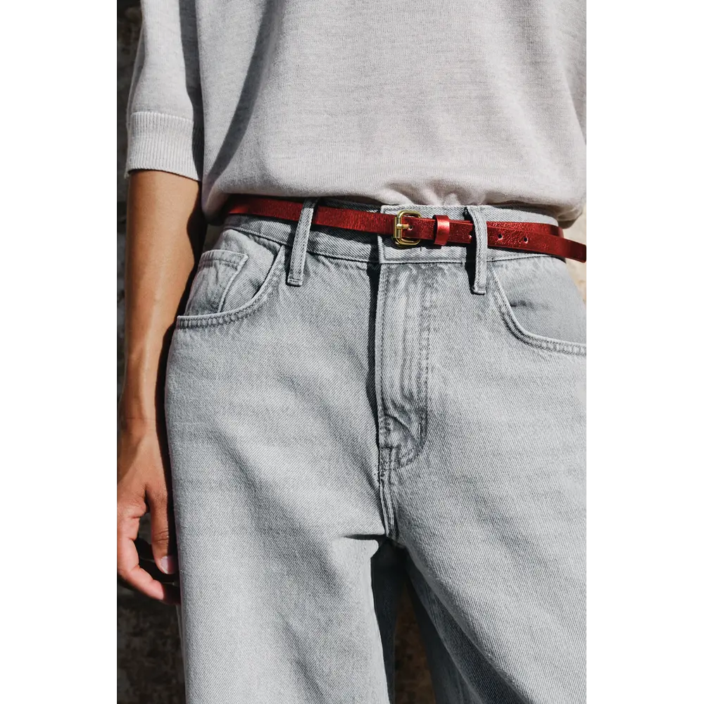 BY BAR JULIE GLOSS BELT - SCARLET RED