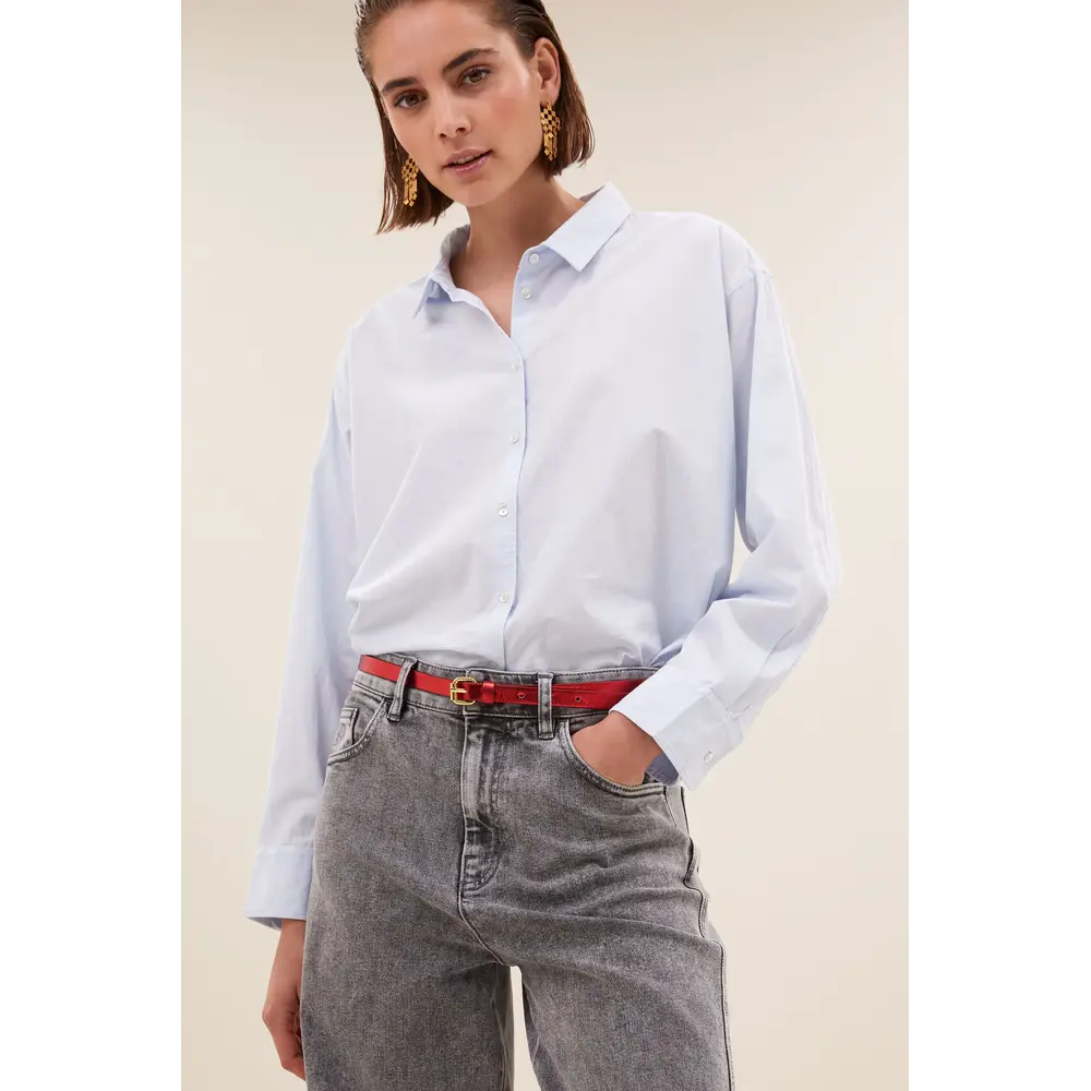 BY BAR JULIE GLOSS BELT - SCARLET RED