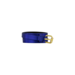 JULIE GLOSS BELT - GEM BLUE BY BAR JULIE GLOSS BELT - GEM BLUE