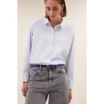 JULIE GLOSS BELT - GEM BLUE BY BAR JULIE GLOSS BELT - GEM BLUE