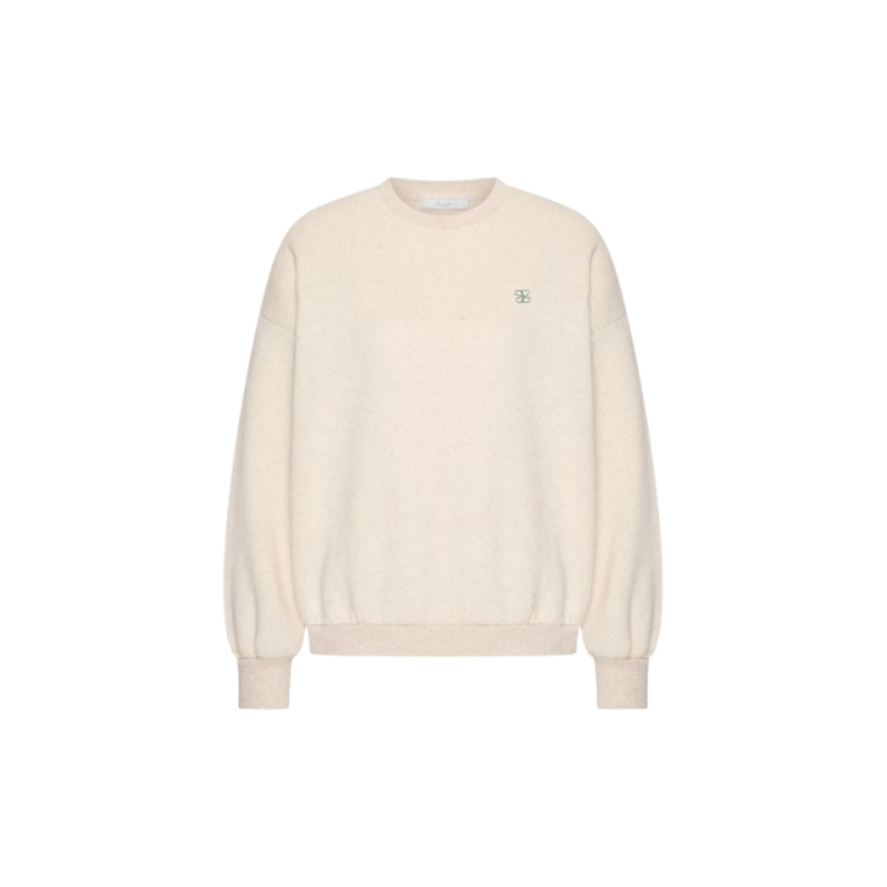 BY BAR BIBI MELANGE LUCKY EVERYDAY SWEATER - OYSTER MELEE
