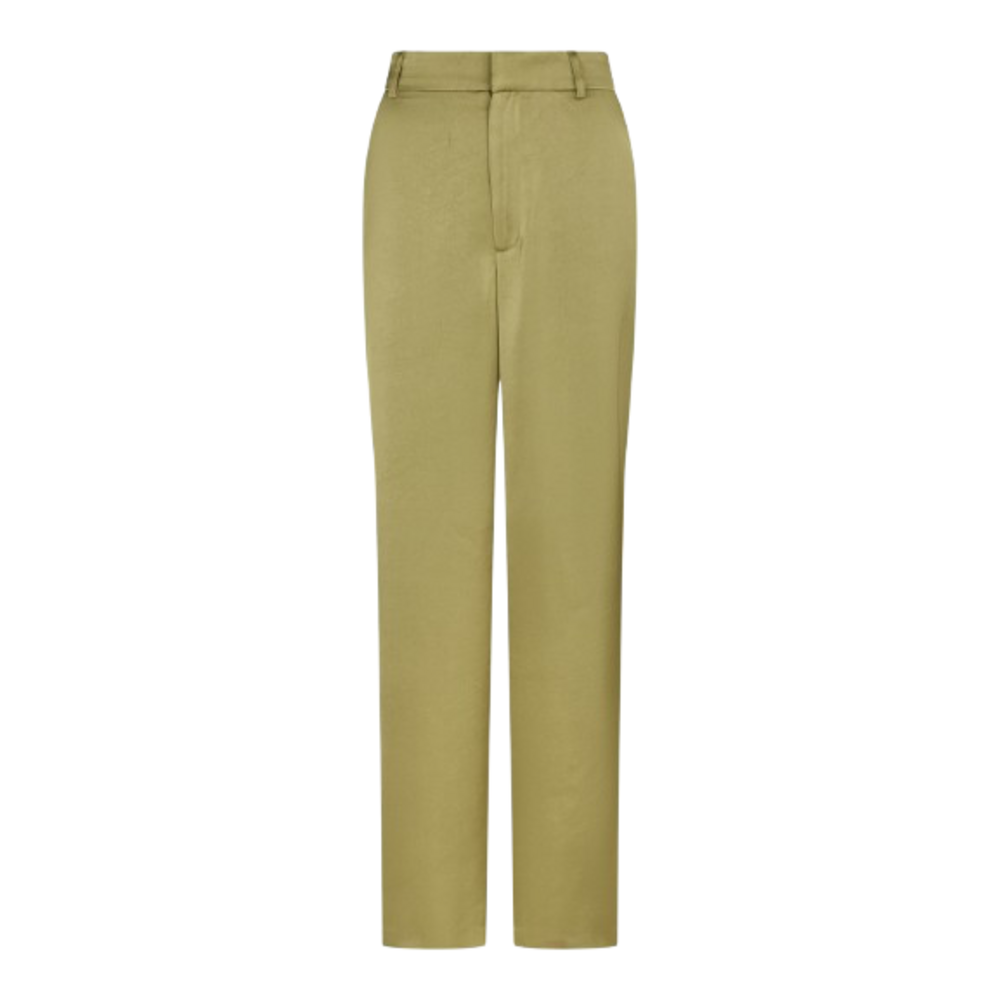 Neo Noir EMMET HEAVY SATEEN PANTS - SAGE GREEN