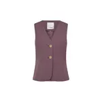 co'couture LIAM CURVE VEST - OLD ROSE