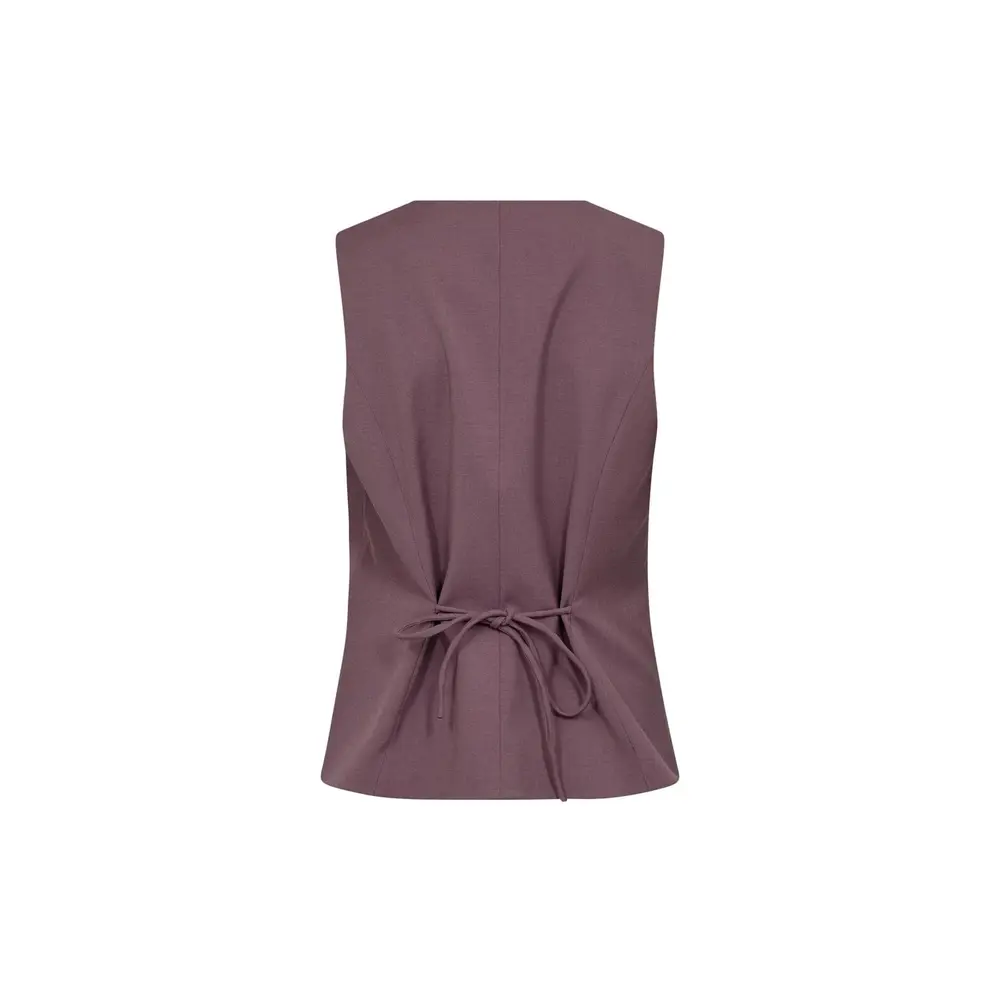 co'couture LIAM CURVE VEST - OLD ROSE