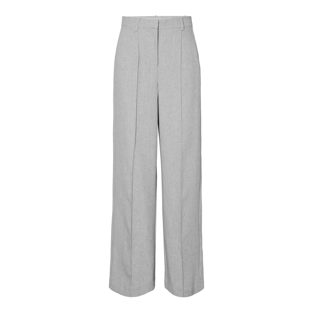 YAS RIU HMW PANTS - LIGHT GREY MELANGE